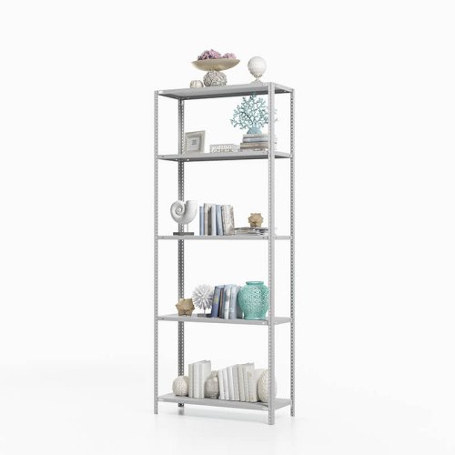 Стеллаж металлический для дома ТС Лайт, 2200x700x500 мм. Полки: 5 шт. металл (ТС 22070550)