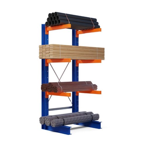 Консольный стеллаж односторонний 2500х1073х940 мм