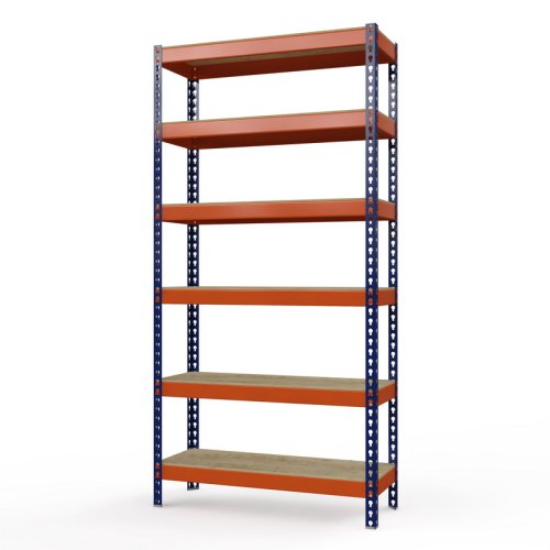 Стеллаж для гаража металлический Профи-Т 3000x1240x770 мм. Ярусы: фанера 6 шт. (Т-150/1 F/6)