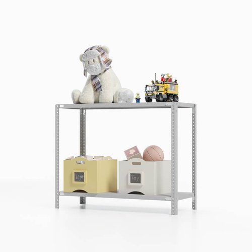 Стеллаж металлический для дома ТС Лайт, 1000x1000x500. Полки: 2 шт. металл (ТС 10100520)