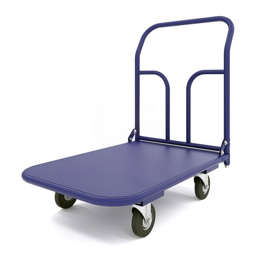 Тележка платформенная ТП 6 (г/п 300 кг, 1200x800 мм, колеса черная резина 125 мм)