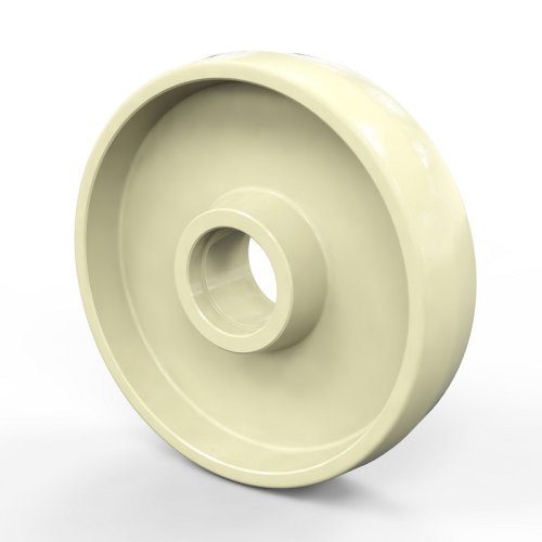 Колесо 180х50 нейлон без подшипников