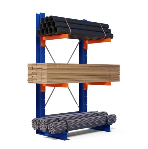 Консольный стеллаж односторонний 2000х1064х720 мм