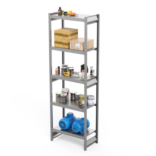 Стеллаж СГ Ультра / СГУ (3000х900х600 мм) 5 ярусов, цинк (СГУ 3018085)