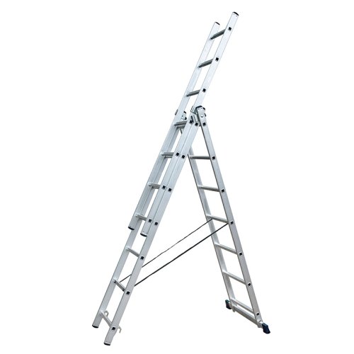 Лестница трёхсекционная универсальная AL307 (7 ступеней)