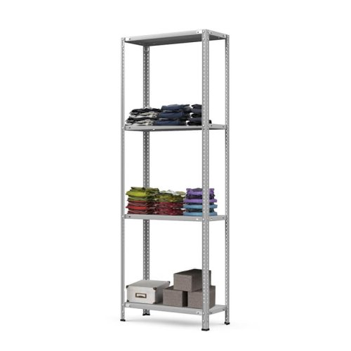 Стеллаж в гардеробную ТС Лайт, 1500х1000х300 мм. Полки: 4 шт. металл (ТС 15100340)