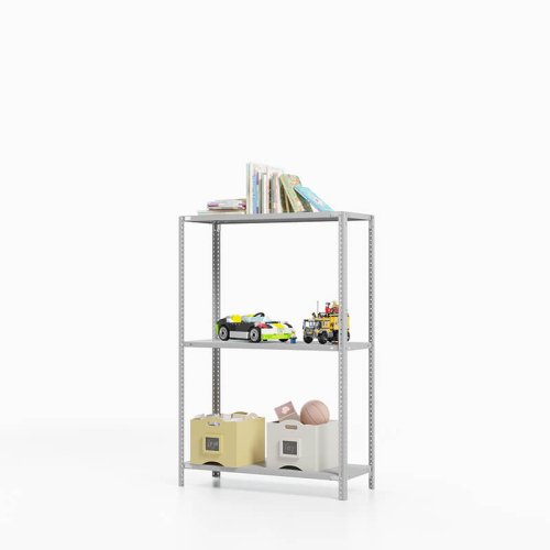 Стеллаж металлический для дома ТС Лайт, 1000x700x400 мм. Полки: 3 шт. металл (ТС 10070430)