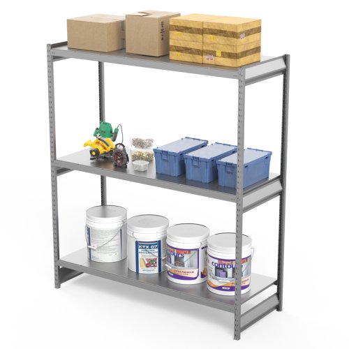 Стеллаж СГ Ультра / СГУ (3000х2100х800 мм) 3 яруса, цинк (СГУ 3021803)