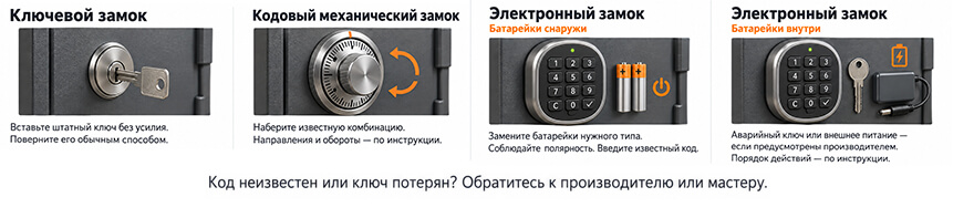 Как открыть сейф Как открыть сейф
