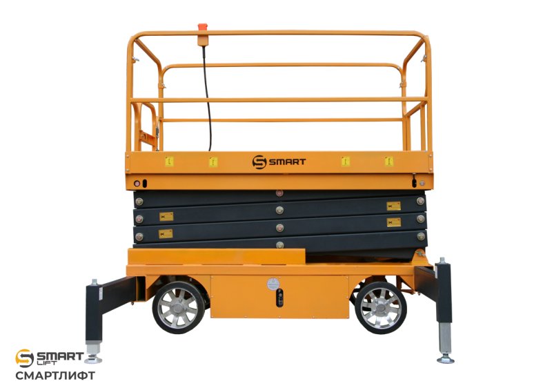 Подъемник ножничный несамоходный SJY-0.3-7 (380В; 300 кг; 7 м) СМАРТЛИФТ (SMARTLIFT) / СМАРТ (SMART)
