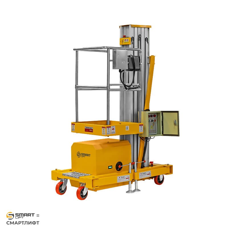 Подъемник одномачтовый GTWY 6-100 (220В; 125 кг; 6 м) СМАРТЛИФТ (SMARTLIFT) / СМАРТ (SMART)