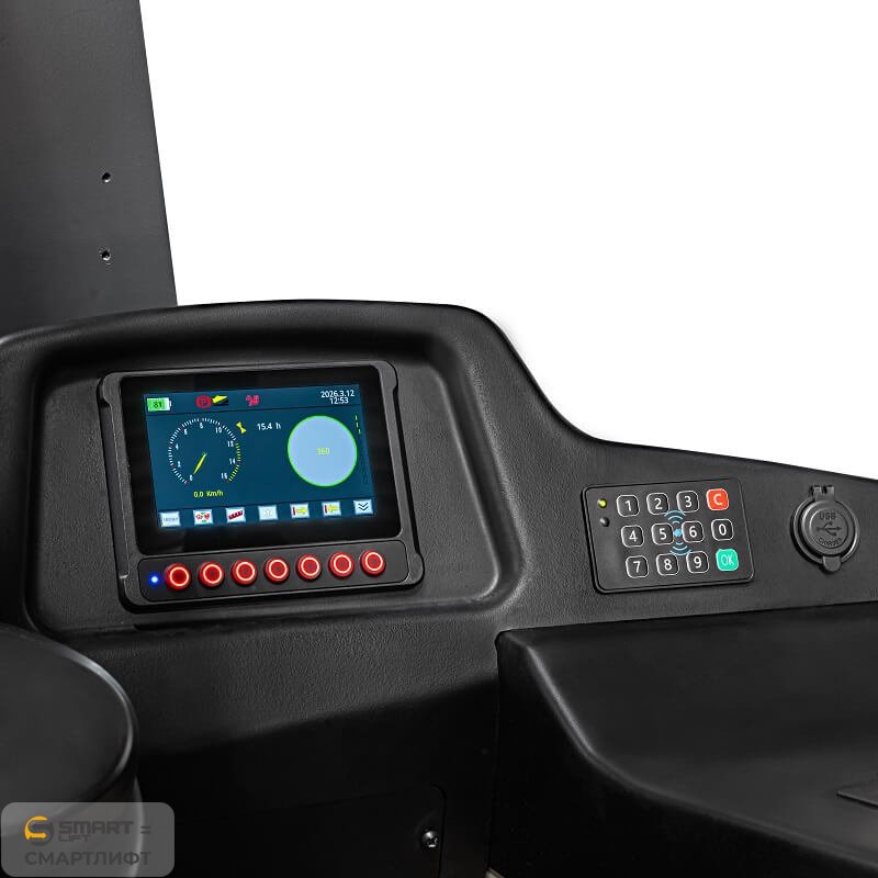 Узкопроходный ричтрак OPD15L (1500 кг; 4,5 м; 48В / 450Ач) СМАРТЛИФТ (SMARTLIFT) – изображение №2