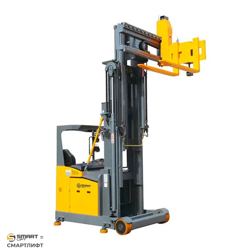 Узкопроходный ричтрак OPD15 (1500 кг; 8 м; 48В / 1000Ач) СМАРТЛИФТ (SMARTLIFT)