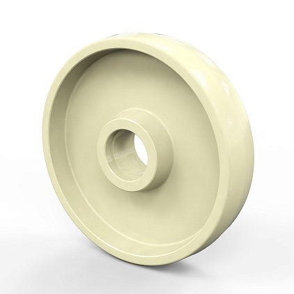 Колесо 200х50 нейлон с подшипниками