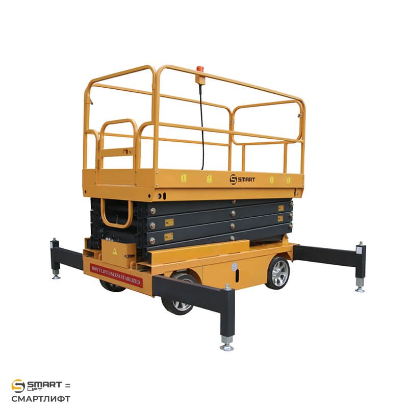 Подъемник ножничный несамоходный SJY-0.3-12 (380В; 300 кг; 12 м) СМАРТЛИФТ (SMARTLIFT) / СМАРТ (SMART) – изображение №2