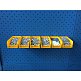 Органайзер настенный V-2-650 желтый (4 ящика V-2) – изображение №3