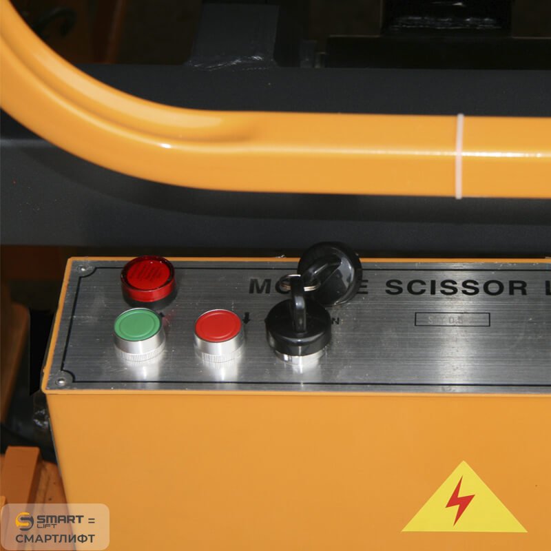 Подъемник ножничный несамоходный SJY-0.5-12 (380В; 500 кг; 12 м) СМАРТЛИФТ (SMARTLIFT) / СМАРТ (SMART) – изображение №6